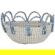 طوفرية تقديم خوص السيف غاليري، 34×34×12 سم، دائري - بيج أزرق product image 2