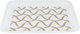 طوفرية ميلامين السيف غاليري، 45×34×4 سم، مستطيل، مزخرف بني - أبيض product image 1