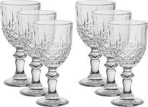 Al Saif Gallery A set of Max glass cups base, 6 pieces - CLEAR product image