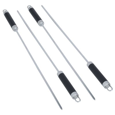 طقم أسياخ شواء استيل السيف غاليري، 46 سم، 4 قطع، تركي - أسود product image 3
