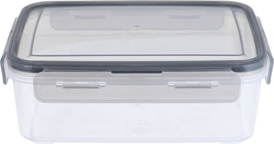 حافظة طعام بلاستيك بغطاء السيف غاليري، 1.4 لتر، 21x15x7 سم، مستطيل - رمادي product image 2