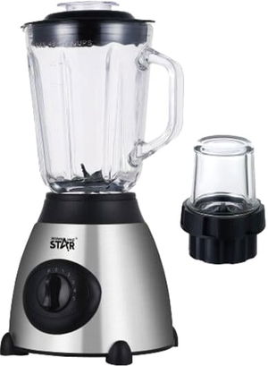 Winning Star ST-5572 Electric Blender, 1.5 Liter, 350 Watts, Multi-Speed - Silver Black product image 2