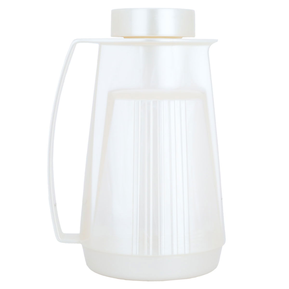 Rotpont thermos, 1 liter, glass inner container, plastic outer shell - white product image