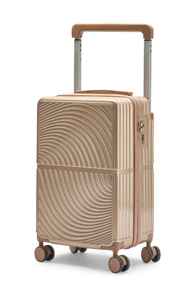 طقم شنط سفر بولي كربونات ليمرا، 20 24 بوصة، 4 عجلات، بزاوية 360 درجة، OT-9002 - ذهبي product image 3