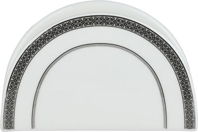 طقم تقديم سفرة بورسلان السيف غاليري، 86 قطعة - أبيض فضي product image 3