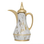 طقم ترامس استيل السيف غاليري(جود)، 1 لتر - 0.75 لتر، 2 قطعة - أبيض رخامي product image 4