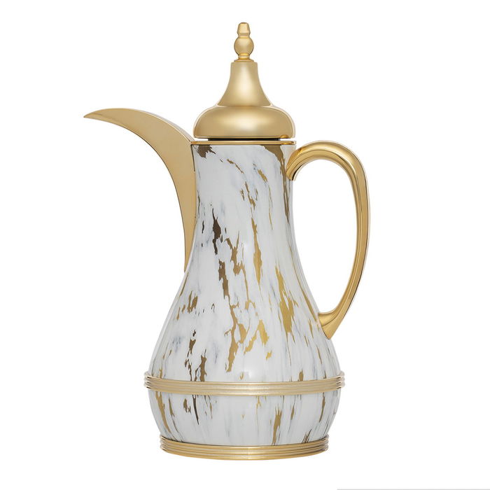 طقم ترامس استيل السيف غاليري(جود)، 1 لتر - 0.75 لتر، 2 قطعة - أبيض رخامي product image 4