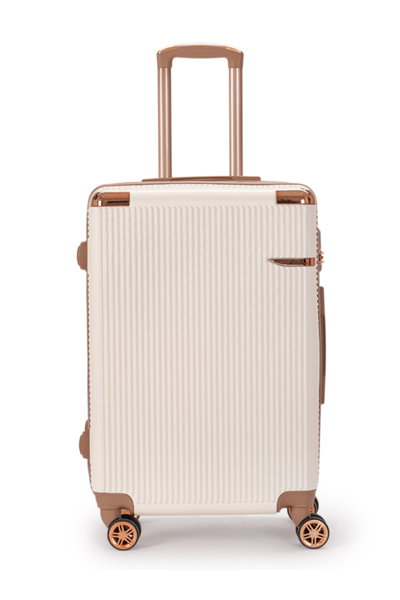 Lemra OT-501867 Lemra ABS Luggage Set, 4 Sizes, 4 Wheels, 360 Degree Rotating - Beige Gold product image 4
