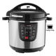 Edison Electric Pressure pro Cooker, Granite Inner Pot, 1200 Watts, 8 Liters, 10 Cooking Functions, GT811-W - Black Silver product image 1