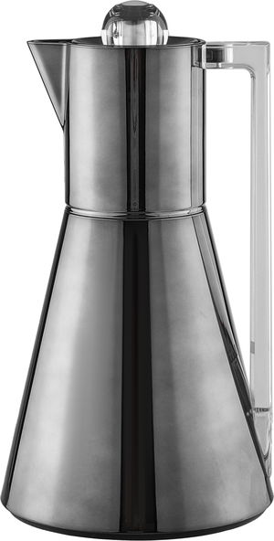 ترمس لينا افريست، 1 لتر، الخامة الداخلية زجاج حراري، ضغاط، يد شفاف - اسود product image