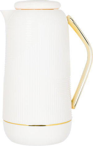 Glory Rawaa thermos, 1 liter, thermal glass inner container, plastic outer shell - white product image 2