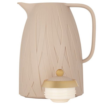 ترمس أكاسيا إفرست، 1 لتر، غطاء ذهبي، حافظة داخلية زجاج حراري - بني فاتح product image 5