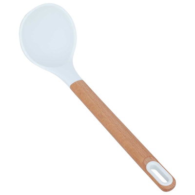 Al Saif Gallery Soup Ladle, Plastic - Brown White product image 3