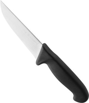 سكين جزار ميج استيل بلاستيك بيرجي، 12.5 سم - فضي اسود product image