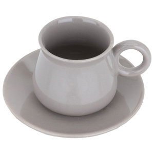 كوب قهوة بورسلان السيف غاليري، صحن - بيج product image
