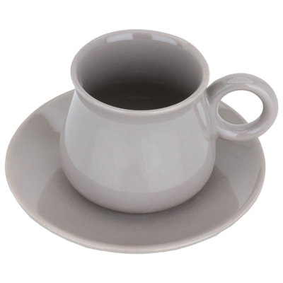كوب قهوة بورسلان السيف غاليري، صحن - بيج product image 1
