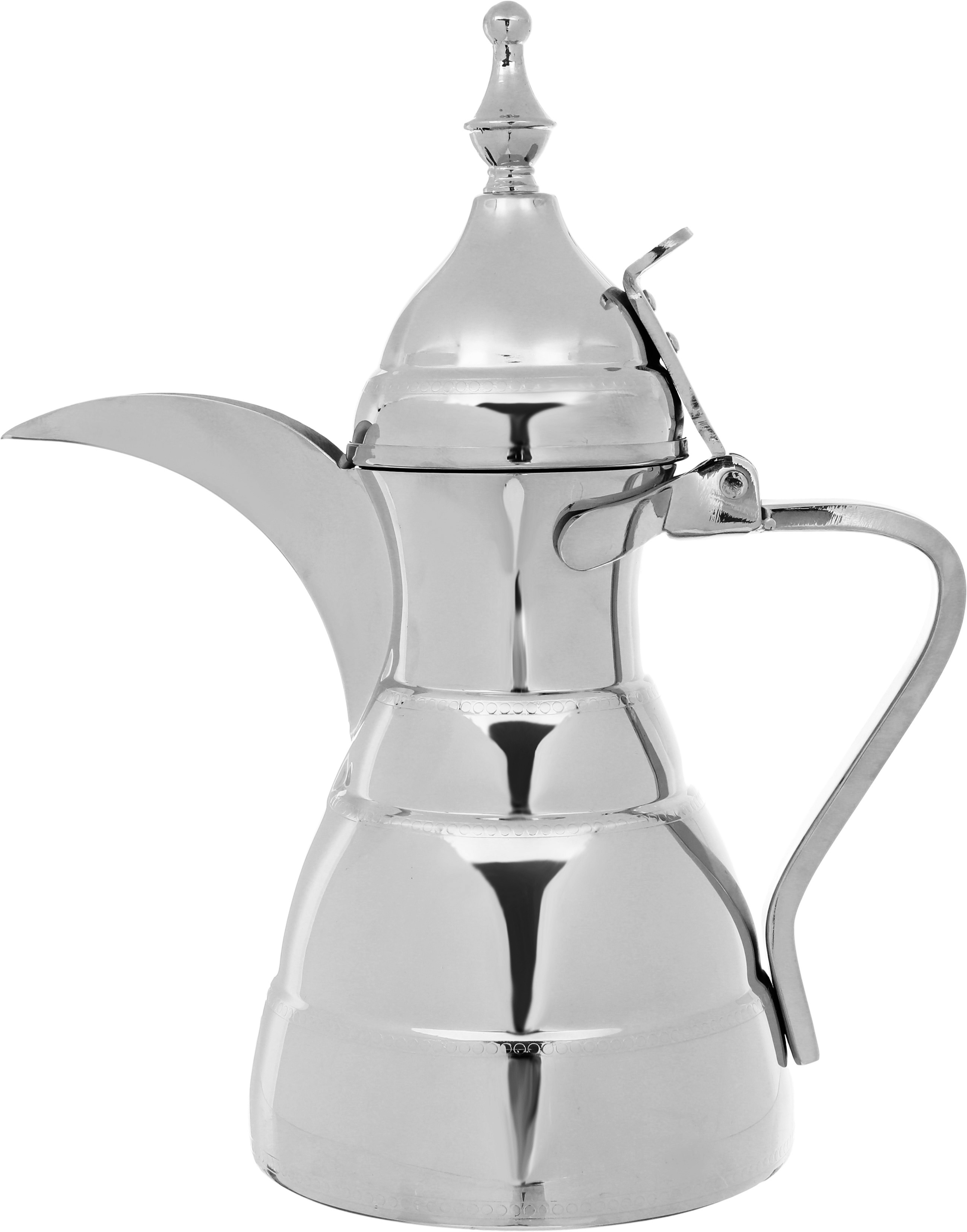 دلة وابريق مرحبا الدرعية استيل السيف بلص، قطعتين، 0.9 / 1.6 لتر - فضي product image 3