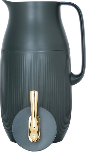 Royal 6Al Saif Gallery thermos, 1.6 liters, glass inner container, plastic outer shell - green product image 2