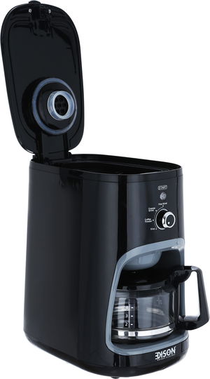 Edison CM/061A-CB Coffee Machine and Grinder, 900 Watt, 600g - Black product image 3
