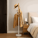 علاقة ملابس مودرن معدن، ارتفاع 180 سم - ابيض product image 1