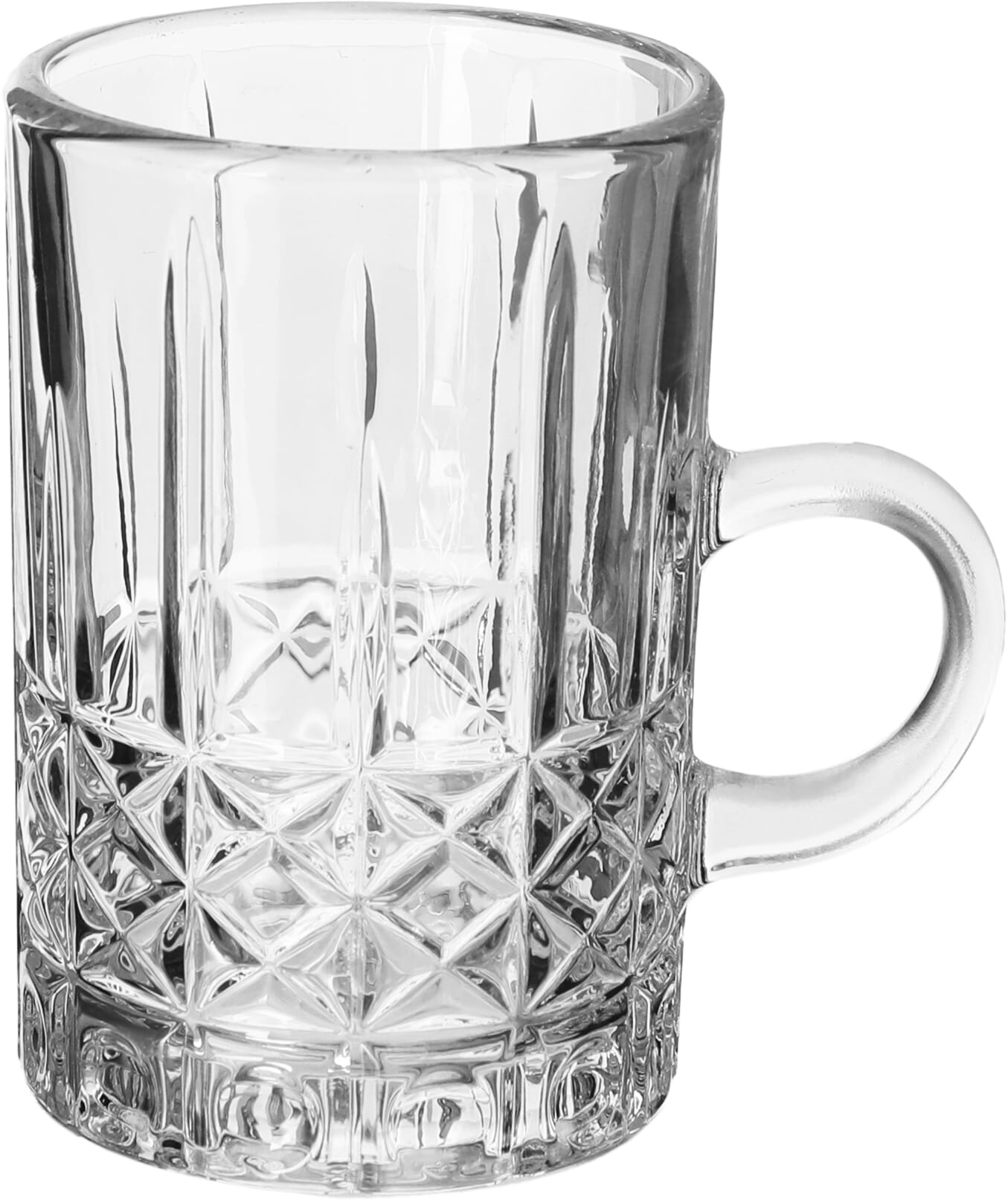 Al Saif Gallery glass tea set, 6 pieces - clear product image 2