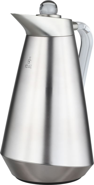 طقم ترامس طريف السيف غاليري، 1/0.7 لتر، حافظة داخلية زجاج، يد شفاف، غطاء ضغاط - فضي product image 4