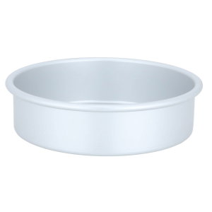 Bake Chef Aluminum Cake Pan, Round, 9x2 inch - Silver product image 2