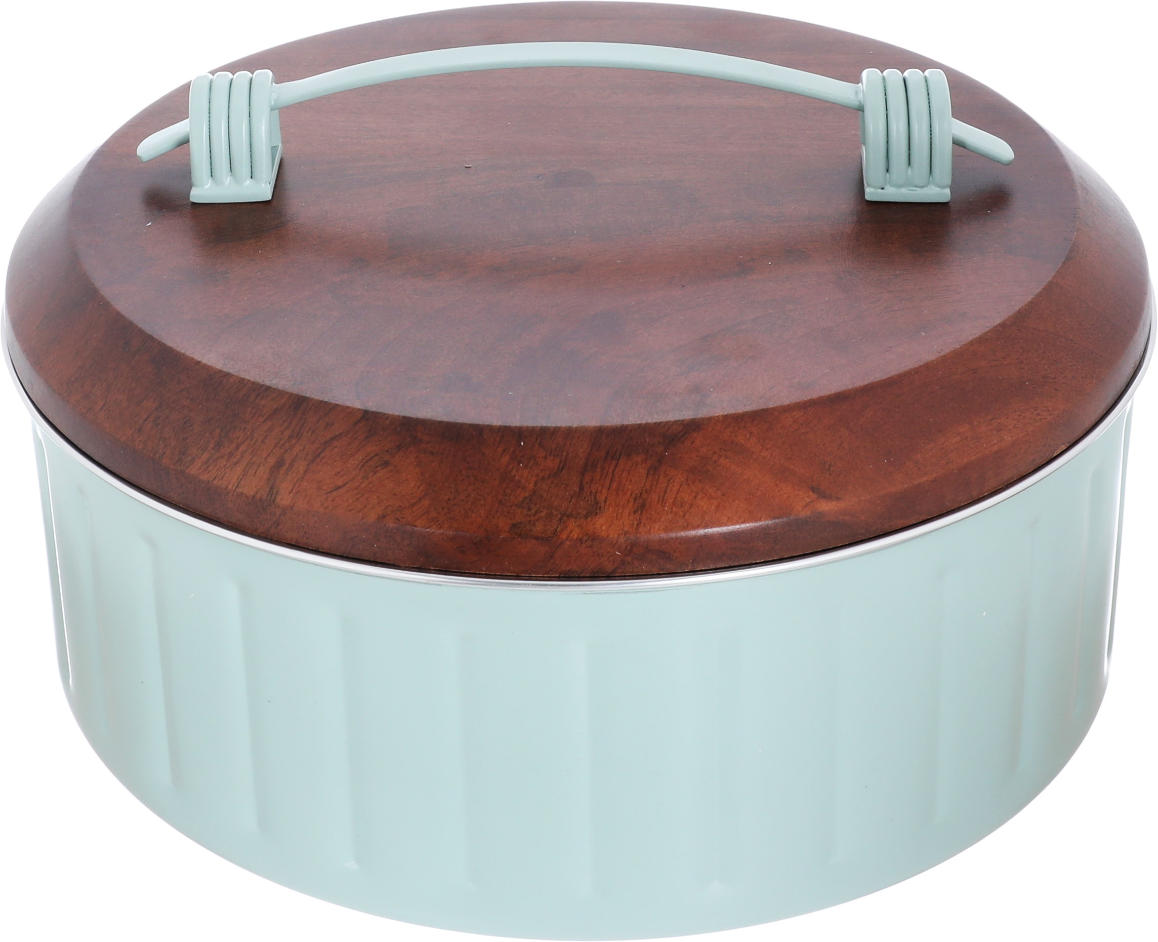 حافظة طعام دائرية استيل السيف غاليري، 28×10 سم - اخضر product image 1
