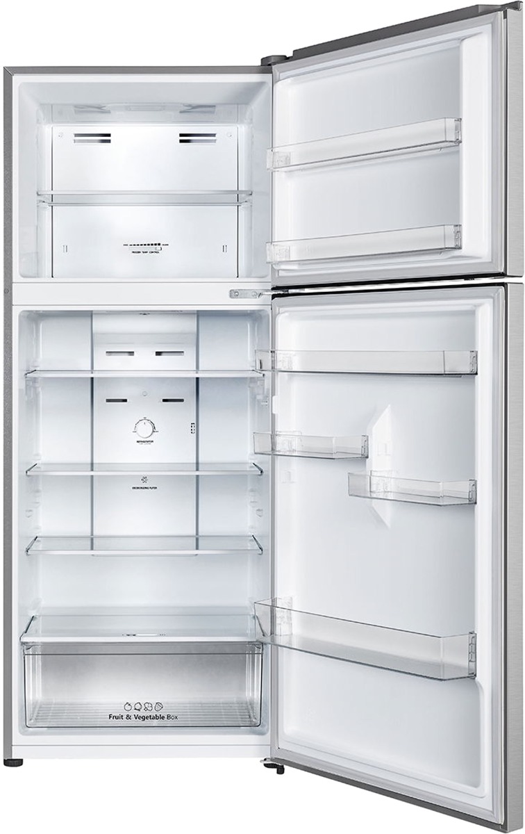 ثلاجة نوفروست إديسون، 2 باب، 14.9 قدم، 422 لتر، فريزر علوي، EDIR418 - فضي product image 3
