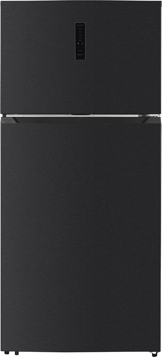 Edison Edfc-830 No Frost Refrigerator, 2 Doors, 22.42 Feet, 635 Liters, Top Freezer - Black product image