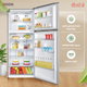 Edison refrigerator, 466 litres, 16.4 feet, 2 doors - silver product image 5