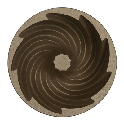 Rocky Aluminum Cake Mold, 10x10x4 cm, Rose - Dark Gold product image 3