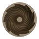 Rocky Aluminum Cake Mold, 10x10x4 cm, Rose - Dark Gold product image 3