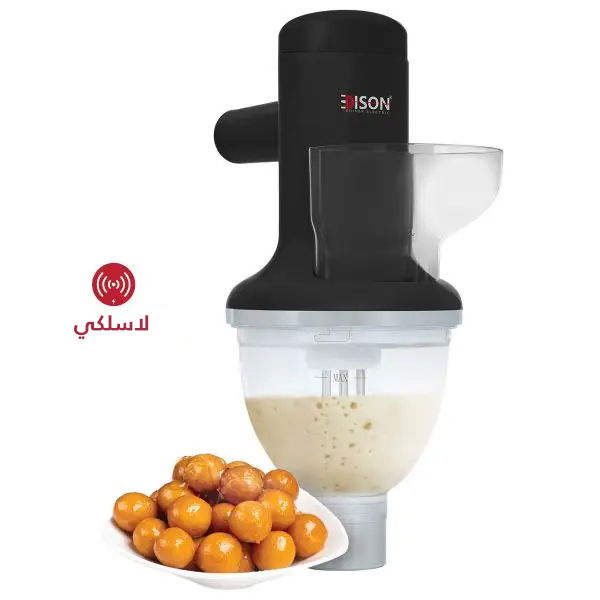 صانعة اللقيمات إديسون، لاسلكي، 800 مل، 1800ملي امبير، 600 واط - أسود product image 1