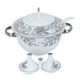 طقم سفرة بورسلان السيف غاليري، 62 قطعة، نقش مشجر فضي - أبيض product image 3