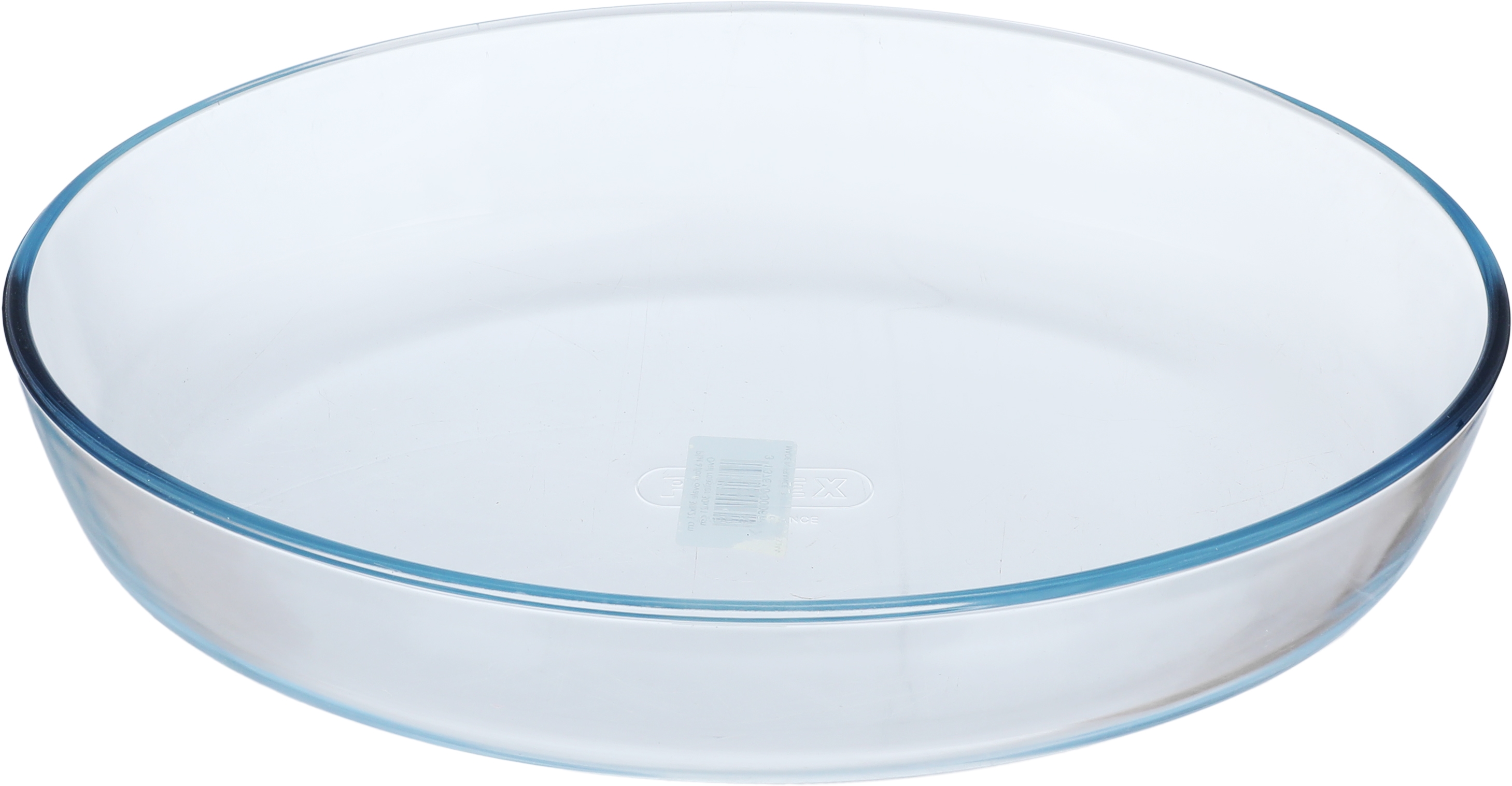 Pyrex glass cooking tray, 30 x 21 x 6 cm, round - clear product image 1