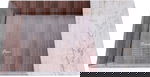 صينية تقديم بلاستيك السيف غاليري، 23×23×3 سم، مربع- أبيض بني product image 1