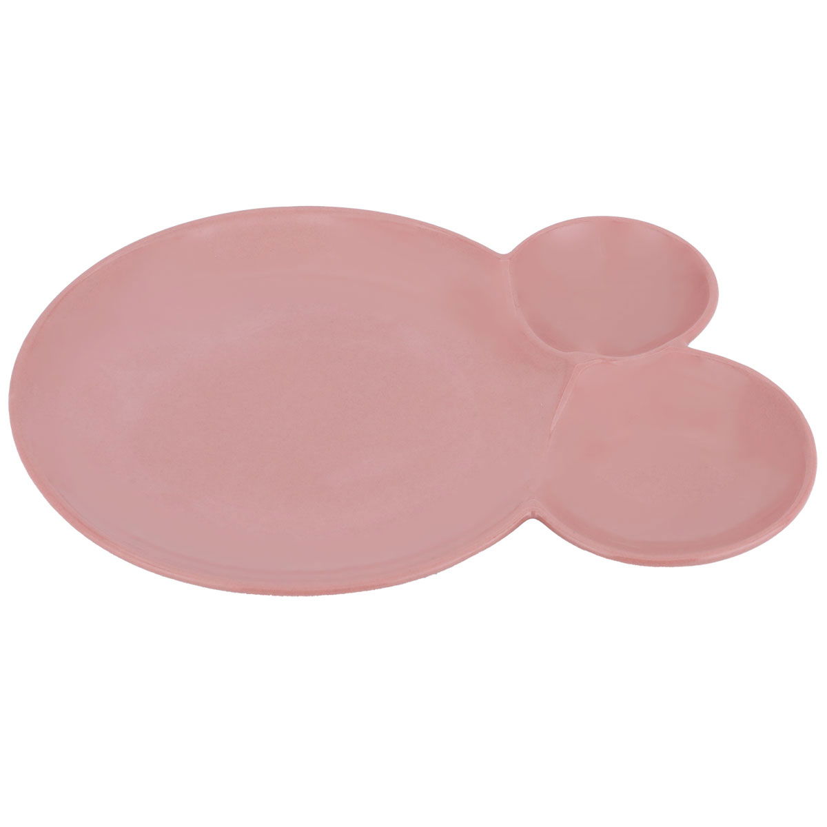 Al Saif Gallery Porcelain Plate, 26X18X2 Cm - Pink product image