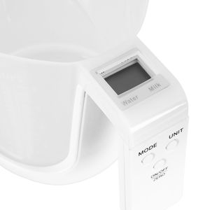ميزان مطبخ رقمي شكل كوب إديسون، اقصي سعة وزن 5 كجم - ابيض شفاف product image 3