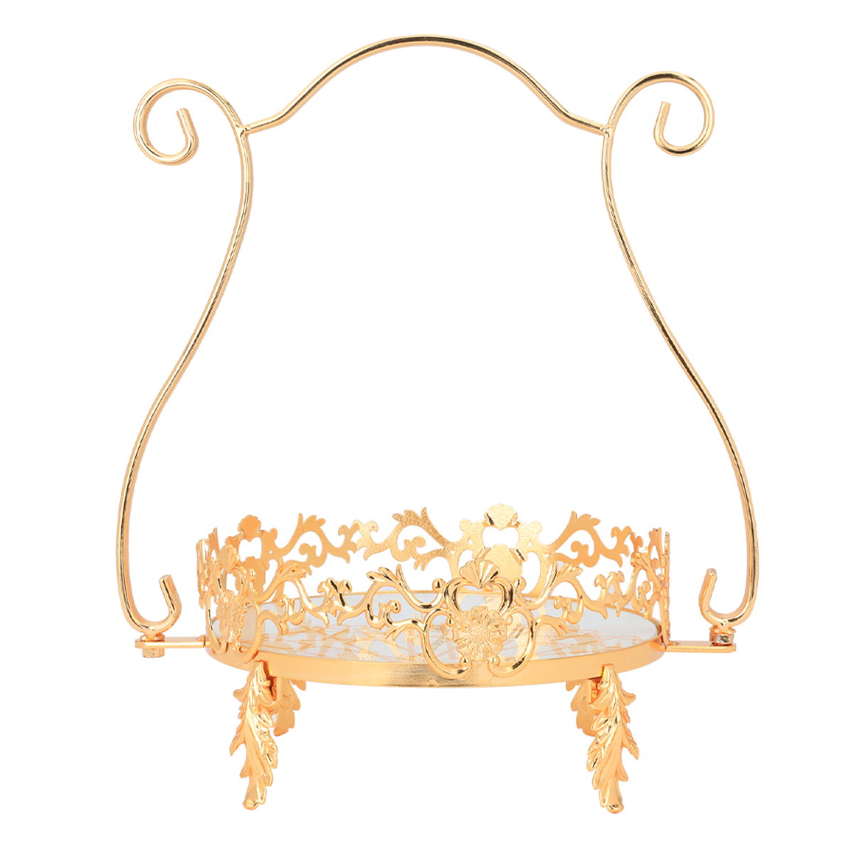 صحن حلا استيل القناص، 20x20x6 سم - ذهبي product image 2