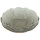 صحن زجاج السيف غاليري، 20×4.5 سم، حافة ذهبي، دائري - رمادي فاتح product image 2