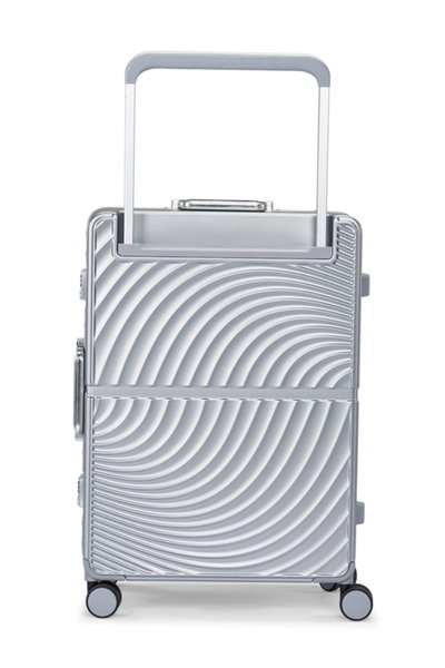 طقم شنط سفر بولي كربونات ليمرا، 2 مقاس، 4 عجلات، LMA-1912 - فضي product image 6