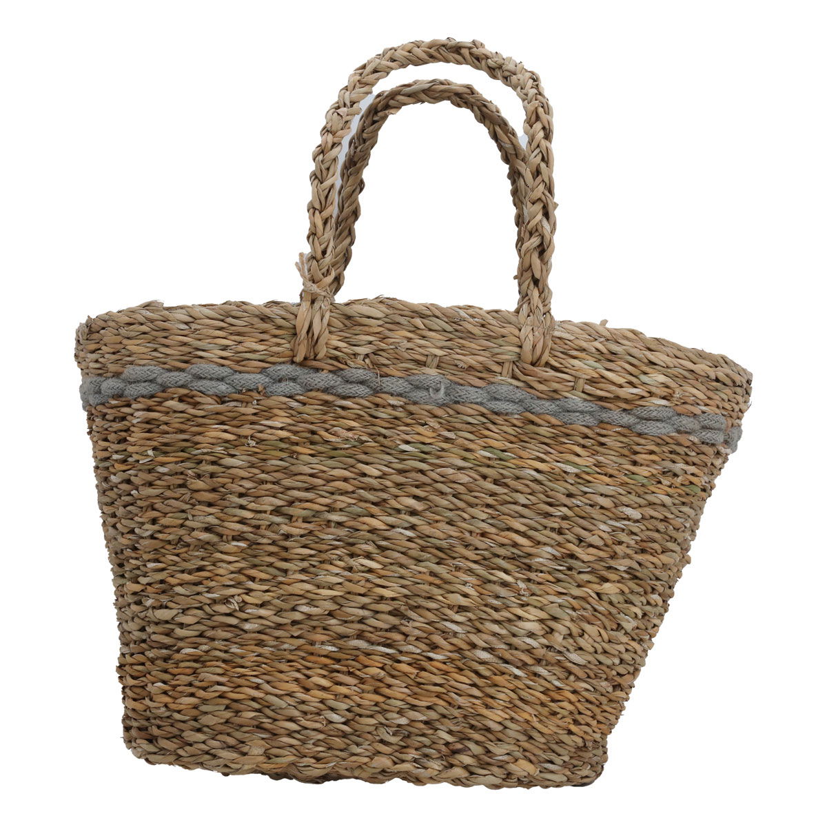 Al Saif Gallery wicker thermos bag, 44 x 28 cm - grey-brown product image 2
