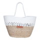 Al Saif Gallery wicker thermos bag, 48 x 38 cm - white beige product image 2