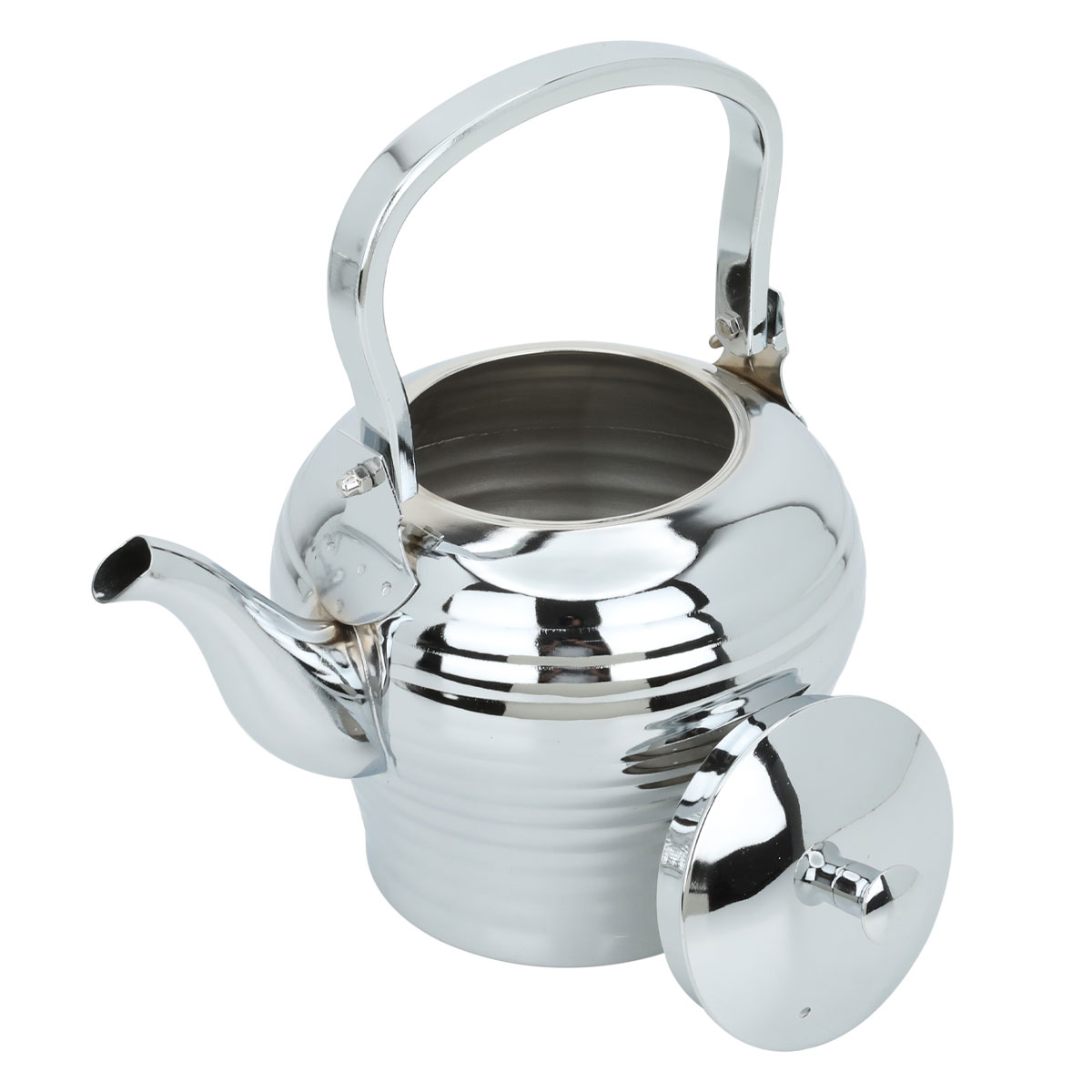 Al Saif Gallery Tuwaiq Steel Dallah Set, 2 Pieces - Silver product image 5