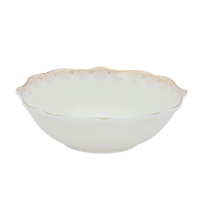 طقم سفرة بورسلان فيكتوريا السيف غاليري، 65 قطعة - ذهبي product image 9