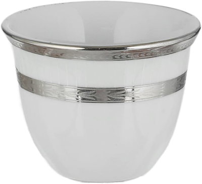 Ridge Porcelain Dinnerware Set, 122 Pieces - White Silver product image 13