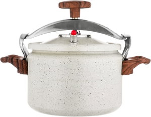 Al Saif Gallery Granite Pressure Cooker (Volcano), 5 Liters - Beige product image 2