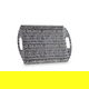 Tofaria Al Saif Gallery Melamine Serving, 18 cm, Rectangle - Blue product image 1