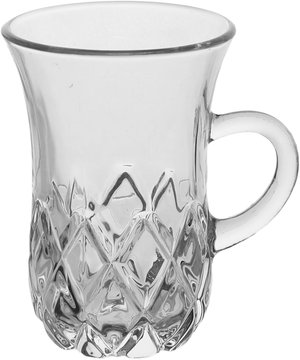 طقم بيالات شاي ماكس زجاج السيف غاليري،236 مل، 6 قطع - شفاف product image 2